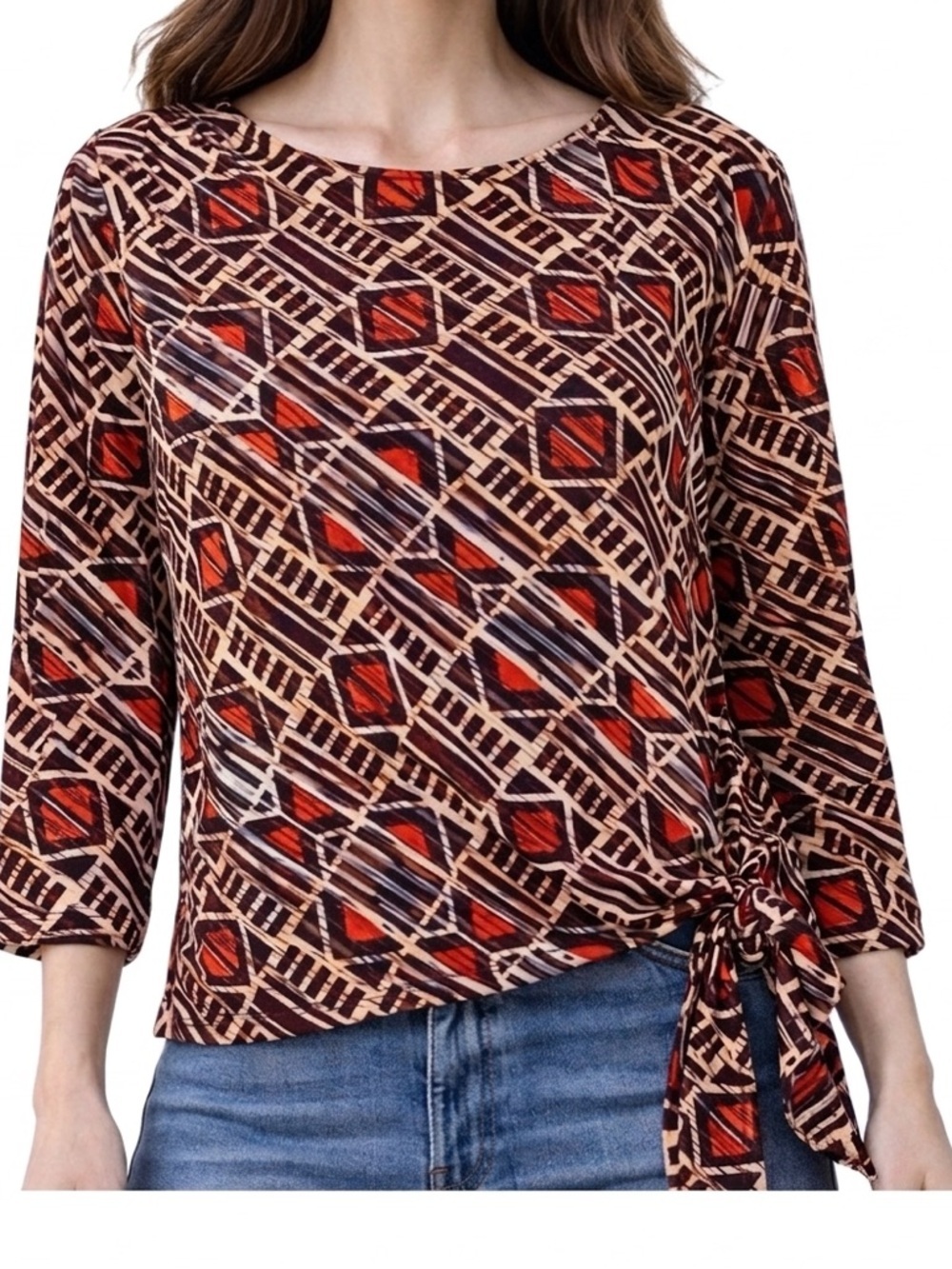 Chico’s Geometric Blouse